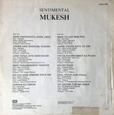 Mukesh - Sentimental Mukesh (Vinyl) Image